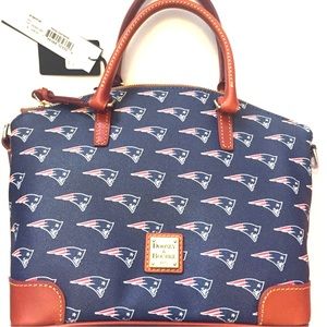 COPY - New $258 Dooney &Bourke NFL Patriots Satchel Crossbody